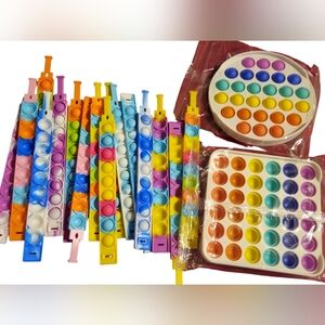 Pop-It Fidget Bundle – 18-Piece Set!